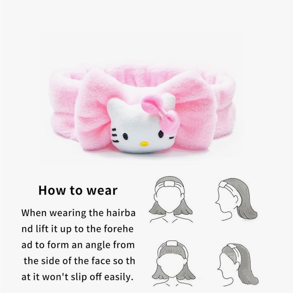 Hello Kitty Stretchy Spa Headband